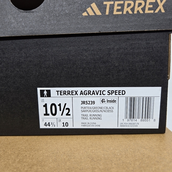 New Adidas Terrex Agravic Speed \'Pure Teal\' Men\'s Trail Running Shoes Size 10.5 main image 5